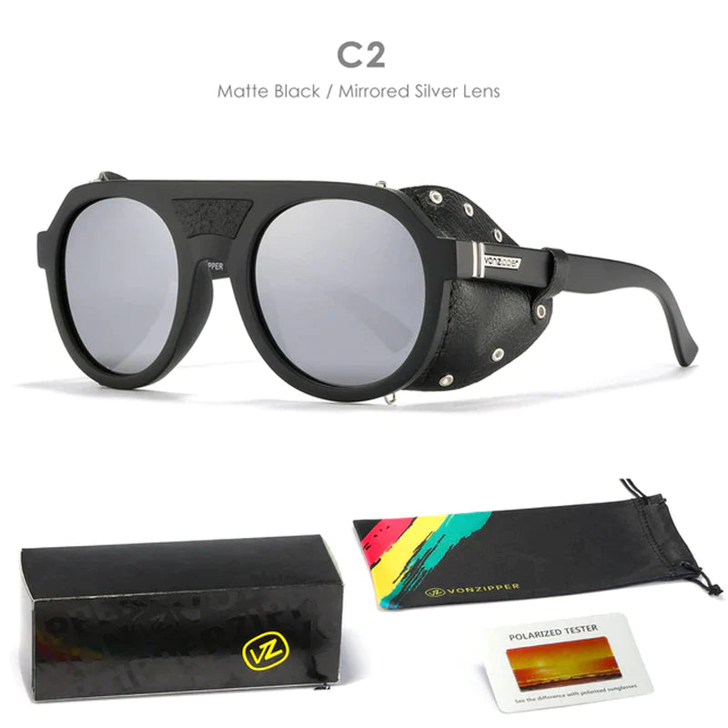 Brand VZ Vonzipper Polarized Sunglasses Men Square Frame Elmore Style Eyewear UV400 Sports Sun Glasses Fishing Hiking Driving