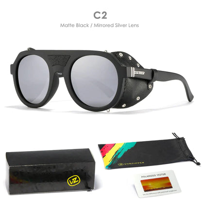 Brand VZ Vonzipper Polarized Sunglasses Men Square Frame Elmore Style Eyewear UV400 Sports Sun Glasses Fishing Hiking Driving