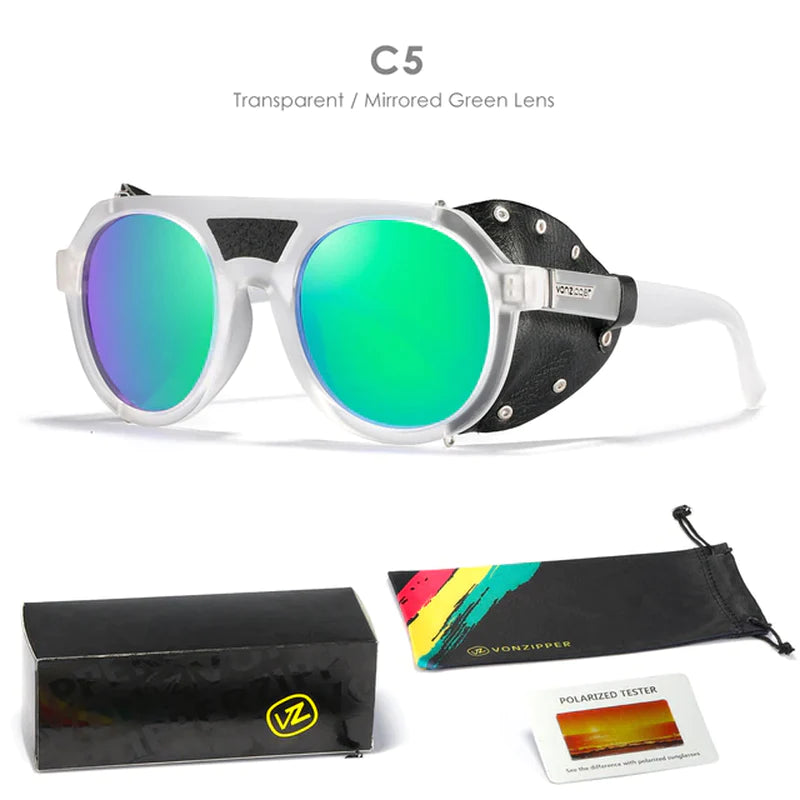 Brand VZ Vonzipper Polarized Sunglasses Men Square Frame Elmore Style Eyewear UV400 Sports Sun Glasses Fishing Hiking Driving